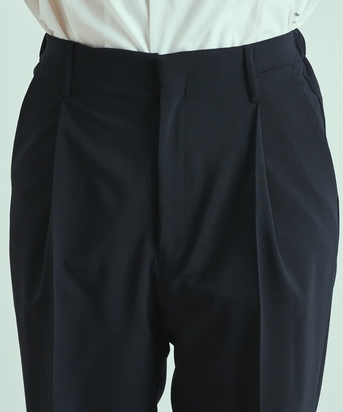 Lui's（ルイス）の「【2×2 セットアップシリーズ 21Summer】 テーパードパンツ（スラックス・メンズ・ブラック/パープル/ブルーグリーン・SMALL/MEDIUM）」の5枚目の写真