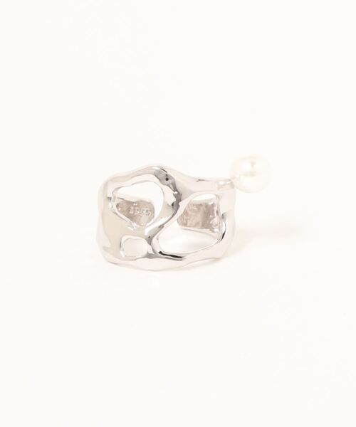 blatto(ブラット)の「【blatto 925silver】925シルバー パール付き デザイン リング ゴールド(k18メッキ仕様) シルバー(プラチナメッキ仕様)(リング・メンズ・ゴールド/シルバー・FREE)」の1枚目の写真