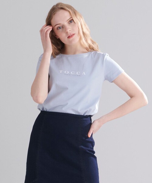 TOCCA - TOCCA♡ペプラムカットソーパープル系新品タグ付き TOCCA - TOCCA♡ペプラムカットソーパープル系新品タグ付きの