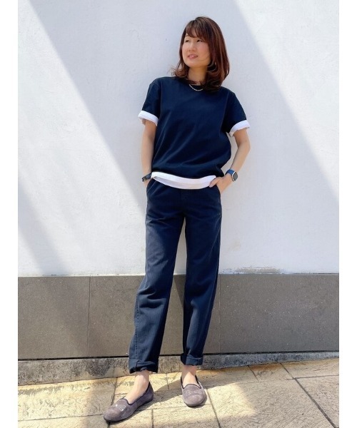 GAP（ギャップ）の「モダン クルーネックtシャツ（Tシャツ/カットソー・メンズ・ネイビー/ベージュ/グリーン/ホワイト/グレー/ピンク/ブラック/その他/グレー系その他・XS/XL/M/L/XXS/S）」の21枚目の写真