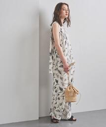 SACRA | ＜SACRA（サクラ）＞モノトーン フラワー イージーパンツ(その他パンツ)