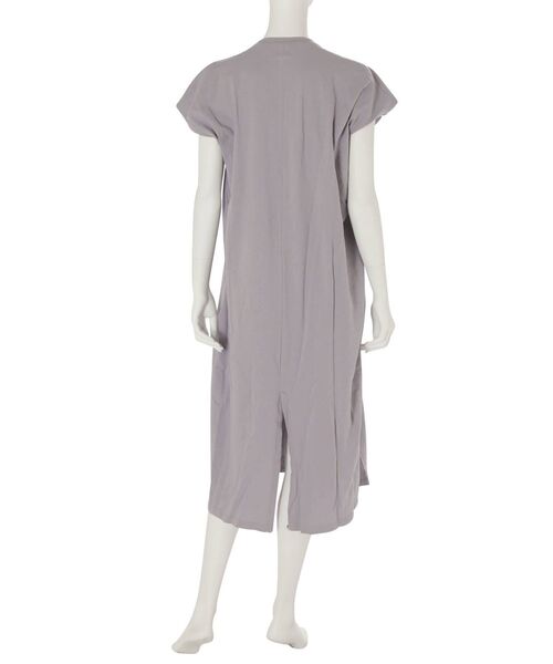 Ungrid（アングリッド）の「ハーフスリーブカットワンピース（ワンピース・レディース・ブラック/パープル/オフホワイト・FREE）」の7枚目の写真