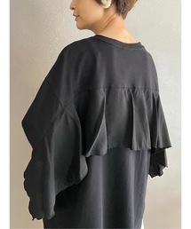 BEARDSLEY | 後ろフリルTシャツ(Tシャツ/カットソー)