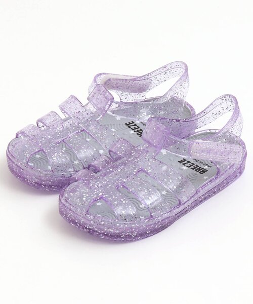 BREEZE(ブリーズ)の「/キラキラサンダル(サンダル・キッズ・ラベンダー/イエロー/シルバー・16/18/17/14/15 /19)」の2枚目の写真