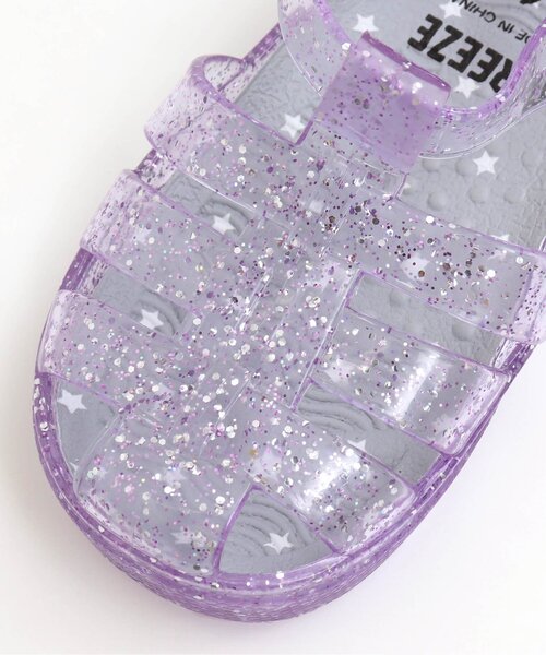 BREEZE(ブリーズ)の「/キラキラサンダル(サンダル・キッズ・ラベンダー/イエロー/シルバー・16/18/17/14/15 /19)」の9枚目の写真