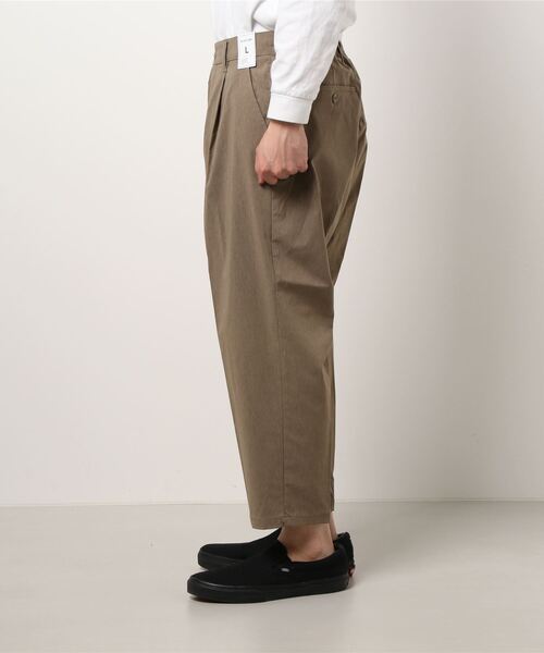 PLUS ONE（プラスワン）の「【PLUS ONE】DRYアンクルワイドパンツ（その他パンツ・メンズ・ネイビー/ベージュ/ダークグレー・L/XL/M/S）」の4枚目の写真