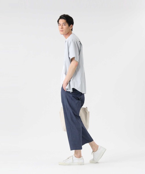 PLUS ONE（プラスワン）の「【PLUS ONE】DRYアンクルワイドパンツ（その他パンツ・メンズ・ネイビー/ベージュ/ダークグレー・L/XL/M/S）」の14枚目の写真