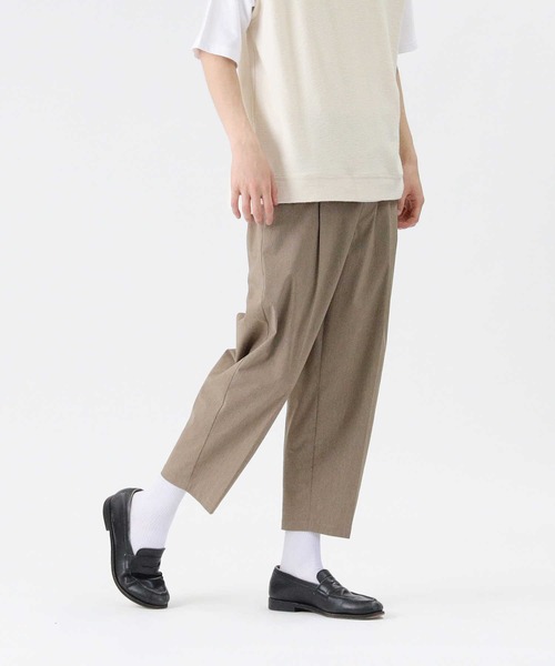 PLUS ONE（プラスワン）の「【PLUS ONE】DRYアンクルワイドパンツ（その他パンツ・メンズ・ネイビー/ベージュ/ダークグレー・L/XL/M/S）」の6枚目の写真