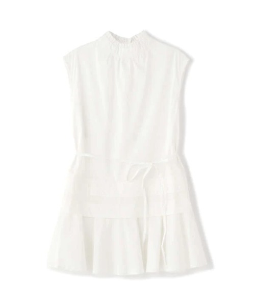 N.(N. Natural Beauty Basic)(エヌエヌナチュラルビューティーベーシック)の「キリピコフリルネックブラウス(シャツ/ブラウス・レディース・ホワイト/グレー系その他/ブラック・MEDIUM)」の18枚目の写真