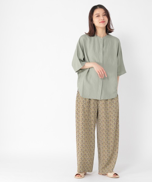 studio CLIP（スタディオクリップ）の「リネンレーヨンドルマンシャツ（シャツ/ブラウス・レディース・ホワイト/ベージュ/カーキ・FREE）」の13枚目の写真