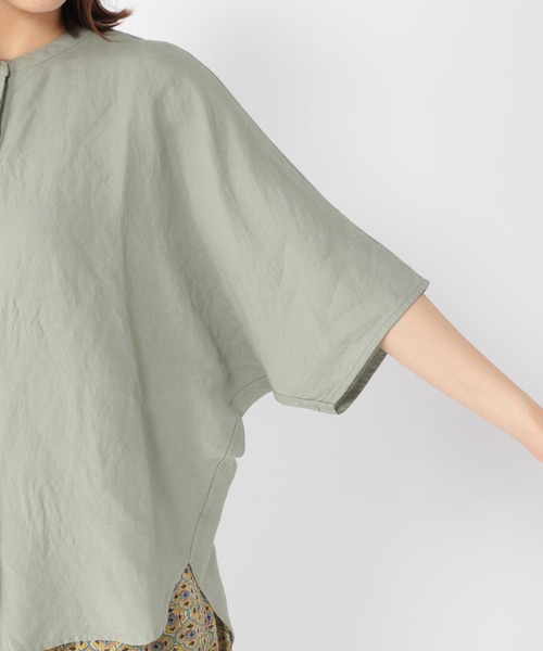 studio CLIP（スタディオクリップ）の「リネンレーヨンドルマンシャツ（シャツ/ブラウス・レディース・ホワイト/ベージュ/カーキ・FREE）」の17枚目の写真