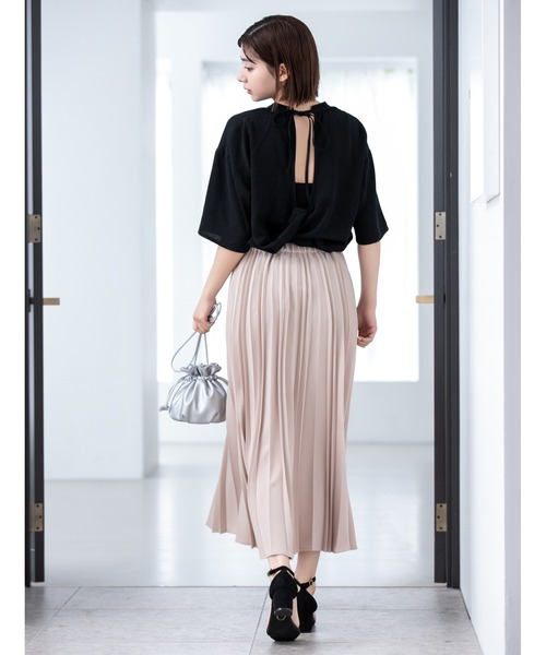 fifth(フィフス)の「バックシャン前後差スキッパーシャツ(シャツ/ブラウス・レディース・ブラック/ブルー系その他・MEDIUM)」の14枚目の写真