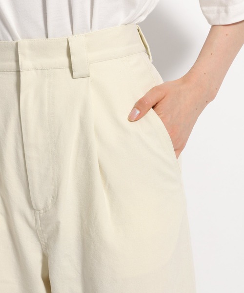 niko and...（ニコアンド）の「リネンタックカラーパンツ（その他パンツ・レディース・アイボリー/イエロー/グリーン/オレンジ/セージグリーン/ブラック/パープル/ブラウン・MEDIUM/LARGE）」の18枚目の写真