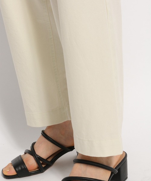 niko and...（ニコアンド）の「リネンタックカラーパンツ（その他パンツ・レディース・アイボリー/イエロー/グリーン/オレンジ/セージグリーン/ブラック/パープル/ブラウン・MEDIUM/LARGE）」の19枚目の写真