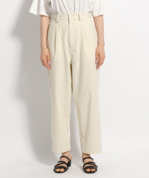 niko and...（ニコアンド）の「リネンタックカラーパンツ（その他パンツ・レディース・アイボリー/イエロー/グリーン/オレンジ/セージグリーン/ブラック/パープル/ブラウン・MEDIUM/LARGE）」の13枚目の写真
