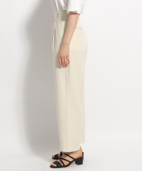 niko and...（ニコアンド）の「リネンタックカラーパンツ（その他パンツ・レディース・アイボリー/イエロー/グリーン/オレンジ/セージグリーン/ブラック/パープル/ブラウン・MEDIUM/LARGE）」の14枚目の写真