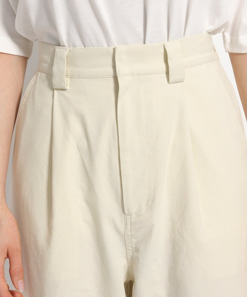 niko and...（ニコアンド）の「リネンタックカラーパンツ（その他パンツ・レディース・アイボリー/イエロー/グリーン/オレンジ/セージグリーン/ブラック/パープル/ブラウン・MEDIUM/LARGE）」の17枚目の写真