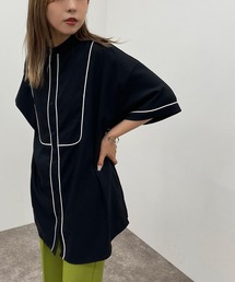 パイピングヨークバンドシャツ【ZOZOTOWN限定アイテム】