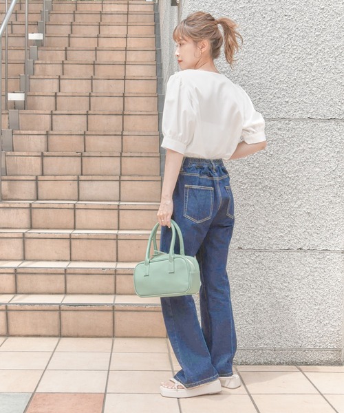 one after another NICE CLAUP(ワンアフターアナザーナイスクラップ)の「【ZOZOTOWN限定】フラワーレース衿ブラウス(シャツ/ブラウス・レディース・オフホワイト/ホワイト系その他/ブラック・FREE)」の7枚目の写真