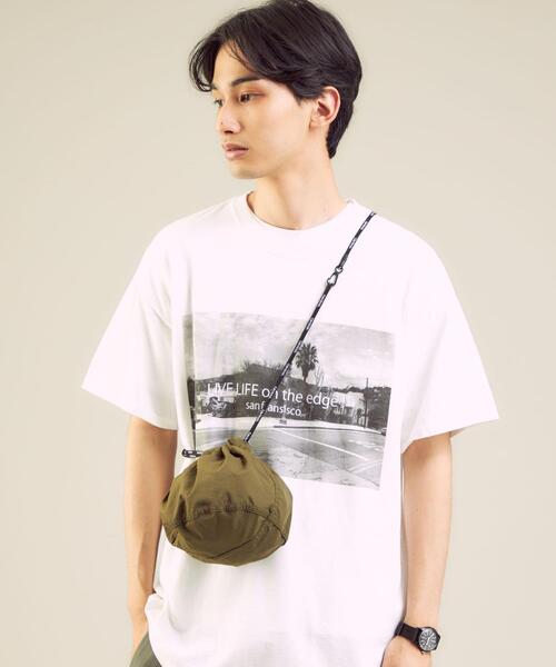 DAIWA（ダイワ）の「別注 [ ダイワ ] DAIWA × GLR エフェクト バッグ / 巾着（ショルダーバッグ・メンズ・ブラック/ダークグリーン・FREE）」の13枚目の写真