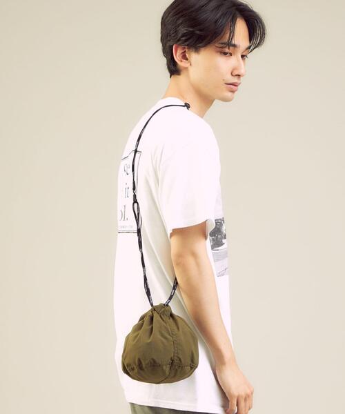 DAIWA（ダイワ）の「別注 [ ダイワ ] DAIWA × GLR エフェクト バッグ / 巾着（ショルダーバッグ・メンズ・ブラック/ダークグリーン・FREE）」の14枚目の写真