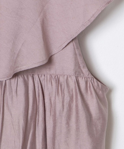 DuKKah（デュカ）の「Dukkah/【低身長向け】2wayビッグカラーノースリーブブラウス（シャツ/ブラウス・レディース・ホワイト/ピンク・X-SMALL）」の18枚目の写真