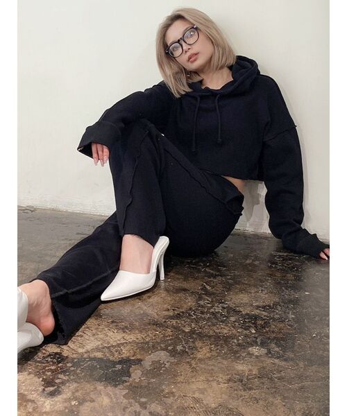 GYDA（ジェイダ）の「ワイドスウェットパンツ（その他パンツ・レディース・ブラック/ベージュ/ブラウン・FREE）」の10枚目の写真