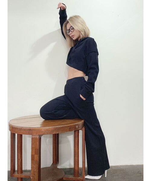 GYDA（ジェイダ）の「ワイドスウェットパンツ（その他パンツ・レディース・ブラック/ベージュ/ブラウン・FREE）」の21枚目の写真