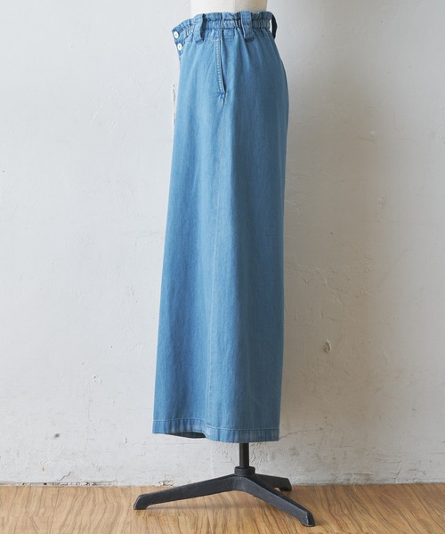 BEARDSLEY(ビアズリー)の「デニムワイドバギーパンツ(その他パンツ・レディース・ブルー・FREE)」の5枚目の写真