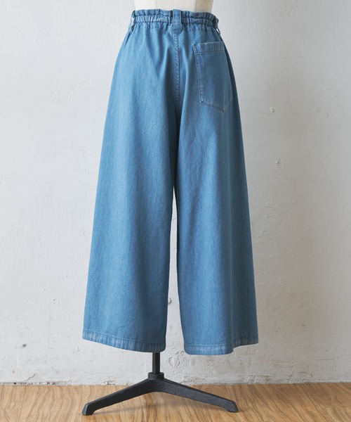 BEARDSLEY(ビアズリー)の「デニムワイドバギーパンツ(その他パンツ・レディース・ブルー・FREE)」の6枚目の写真