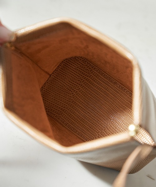 ROPE' PICNIC（ロペピクニック）の「パクパク金具スクエアミニショルダーバッグ（ショルダーバッグ・レディース・ネイビー/ブラウン系その他3/グリーン・FREE）」の7枚目の写真