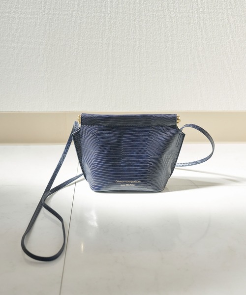 ROPE' PICNIC（ロペピクニック）の「パクパク金具スクエアミニショルダーバッグ（ショルダーバッグ・レディース・ネイビー/ブラウン系その他3/グリーン・FREE）」の8枚目の写真