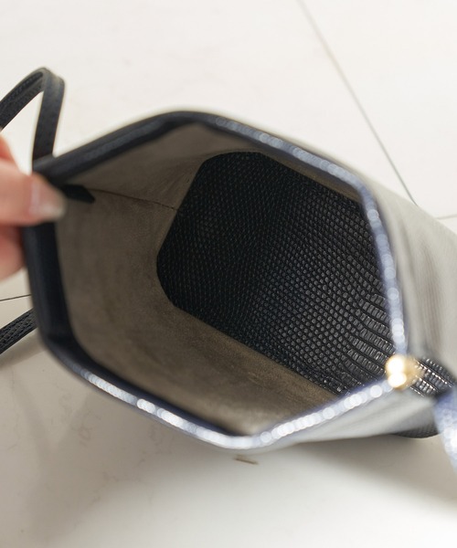 ROPE' PICNIC（ロペピクニック）の「パクパク金具スクエアミニショルダーバッグ（ショルダーバッグ・レディース・ネイビー/ブラウン系その他3/グリーン・FREE）」の10枚目の写真