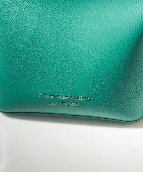 ROPE' PICNIC（ロペピクニック）の「パクパク金具スクエアミニショルダーバッグ（ショルダーバッグ・レディース・ネイビー/ブラウン系その他3/グリーン・FREE）」の12枚目の写真