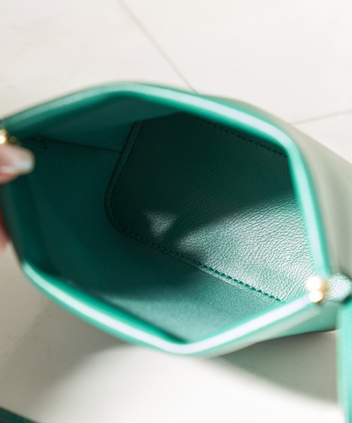 ROPE' PICNIC（ロペピクニック）の「パクパク金具スクエアミニショルダーバッグ（ショルダーバッグ・レディース・ネイビー/ブラウン系その他3/グリーン・FREE）」の13枚目の写真