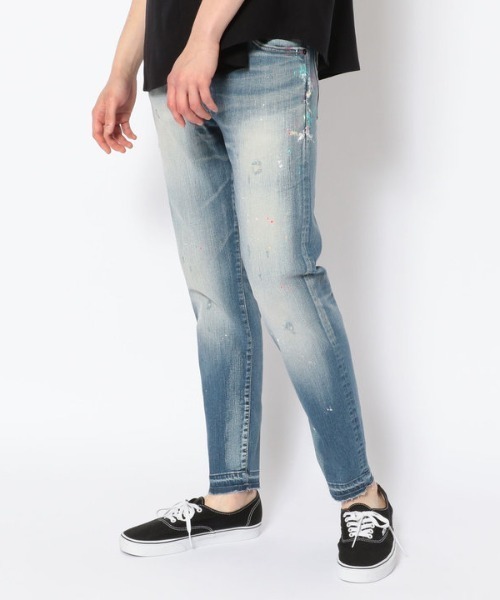surt(サート)の「SURT (サート)NEW PAINT DENIM/ニューペイントデニム(デニムパンツ・メンズ・サックスブルー/インディゴブルー・SMALL/MEDIUM/LARGE/X-LARGE/X-SMALL)」の2枚目の写真