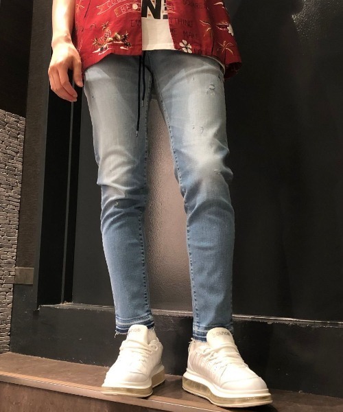 surt(サート)の「SURT (サート)NEW PAINT DENIM/ニューペイントデニム(デニムパンツ・メンズ・サックスブルー/インディゴブルー・SMALL/MEDIUM/LARGE/X-LARGE/X-SMALL)」の15枚目の写真