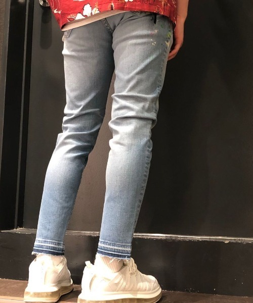 surt(サート)の「SURT (サート)NEW PAINT DENIM/ニューペイントデニム(デニムパンツ・メンズ・サックスブルー/インディゴブルー・SMALL/MEDIUM/LARGE/X-LARGE/X-SMALL)」の17枚目の写真