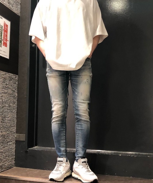 surt(サート)の「SURT (サート)NEW PAINT DENIM/ニューペイントデニム(デニムパンツ・メンズ・サックスブルー/インディゴブルー・SMALL/MEDIUM/LARGE/X-LARGE/X-SMALL)」の19枚目の写真