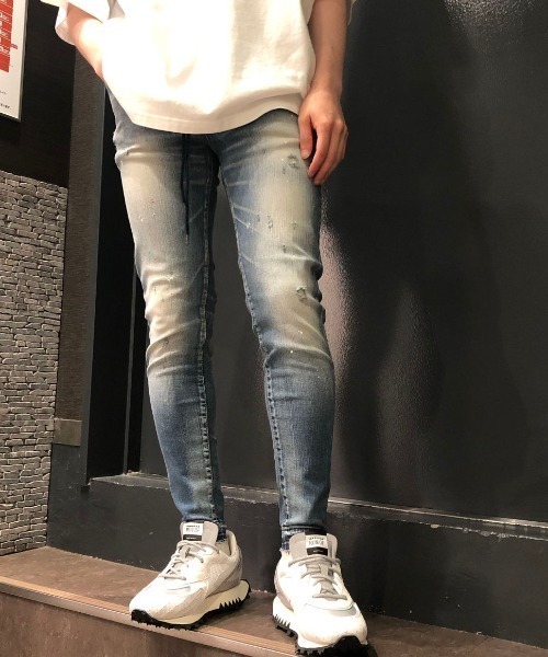 surt(サート)の「SURT (サート)NEW PAINT DENIM/ニューペイントデニム(デニムパンツ・メンズ・サックスブルー/インディゴブルー・SMALL/MEDIUM/LARGE/X-LARGE/X-SMALL)」の20枚目の写真