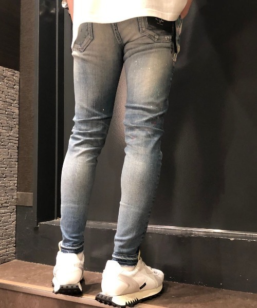 surt(サート)の「SURT (サート)NEW PAINT DENIM/ニューペイントデニム(デニムパンツ・メンズ・サックスブルー/インディゴブルー・SMALL/MEDIUM/LARGE/X-LARGE/X-SMALL)」の22枚目の写真