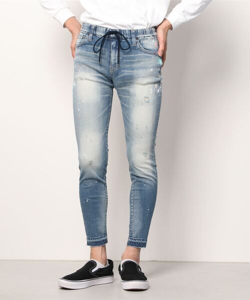 surt(サート)の「SURT (サート)NEW PAINT DENIM/ニューペイントデニム(デニムパンツ・メンズ・サックスブルー/インディゴブルー・SMALL/MEDIUM/LARGE/X-LARGE/X-SMALL)」の13枚目の写真