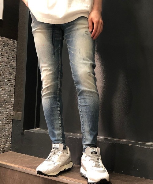 surt(サート)の「SURT (サート)NEW PAINT DENIM/ニューペイントデニム(デニムパンツ・メンズ・サックスブルー/インディゴブルー・SMALL/MEDIUM/LARGE/X-LARGE/X-SMALL)」の18枚目の写真