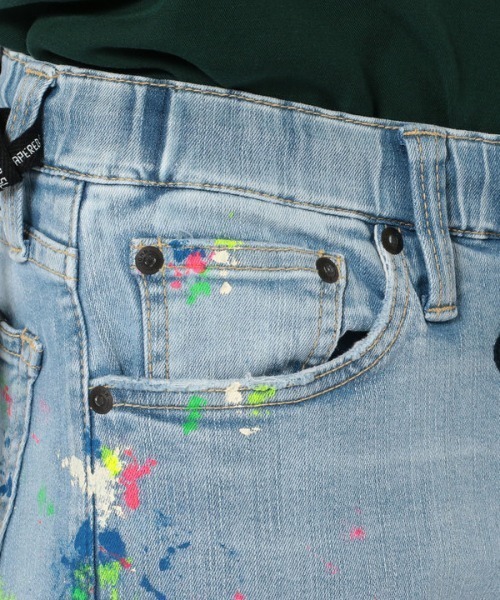 surt(サート)の「SURT (サート)NEW PAINT DENIM/ニューペイントデニム(デニムパンツ・メンズ・サックスブルー/インディゴブルー・SMALL/MEDIUM/LARGE/X-LARGE/X-SMALL)」の8枚目の写真