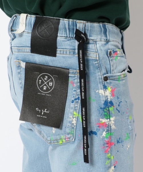 surt(サート)の「SURT (サート)NEW PAINT DENIM/ニューペイントデニム(デニムパンツ・メンズ・サックスブルー/インディゴブルー・SMALL/MEDIUM/LARGE/X-LARGE/X-SMALL)」の10枚目の写真