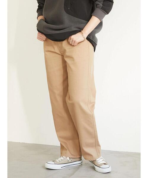 CRAFT STANDARD BOUTIQUE(クラフトスタンダードブティック)の「コクーンパンツ *◇(デニムパンツ・レディース・ベージュ/ライトインディゴブルー/ブルー系その他/ダークインディゴブルー・S/M/L)」の21枚目の写真