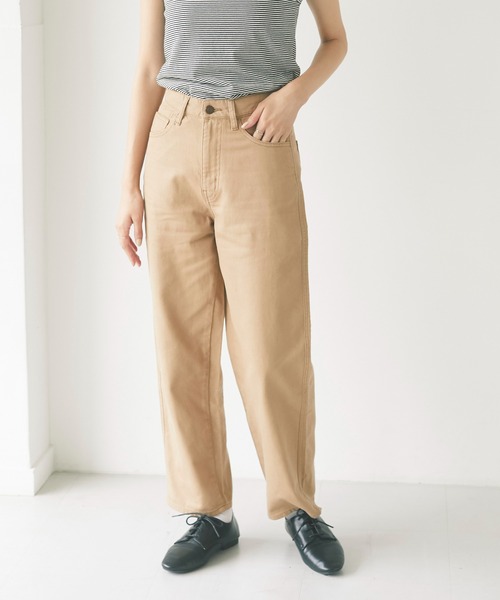 CRAFT STANDARD BOUTIQUE(クラフトスタンダードブティック)の「コクーンパンツ *◇(デニムパンツ・レディース・ベージュ/ライトインディゴブルー/ブルー系その他/ダークインディゴブルー・S/M/L)」の17枚目の写真