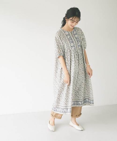 CRAFT STANDARD BOUTIQUE(クラフトスタンダードブティック)の「コクーンパンツ *◇(デニムパンツ・レディース・ベージュ/ライトインディゴブルー/ブルー系その他/ダークインディゴブルー・S/M/L)」の16枚目の写真