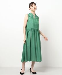 トゥービーバイアニエスベー　シフォンワンピース　ロング　リボンベルト　2023年 トゥービーバイアニエスベー ロングワンピース リボンベルト 2023年