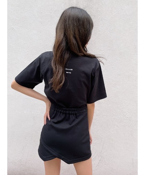 ENVYM（アンビー）の「レタリングＴ－ＳＨ（Tシャツ/カットソー・レディース・ホワイト/ブラック/グリーン・FREE）」の12枚目の写真